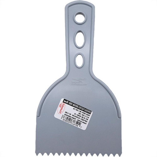 Espatula Compel Pvc Dentada Massa Corrida 10Cm - Kit C/6 Pecas Espatula Compel Pvc Dentada Massa Corrida 10Cm - Kit C/6 Pecas