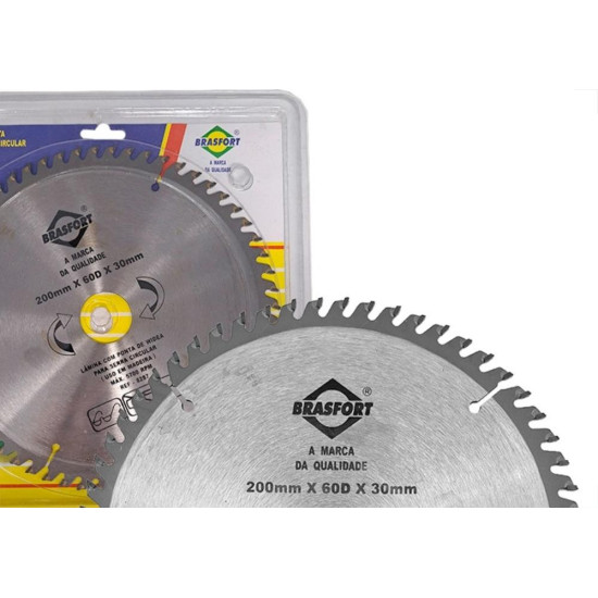Serra Circular Widea Brasfort/Premium 200Mm X 60 Dentes X30Mm