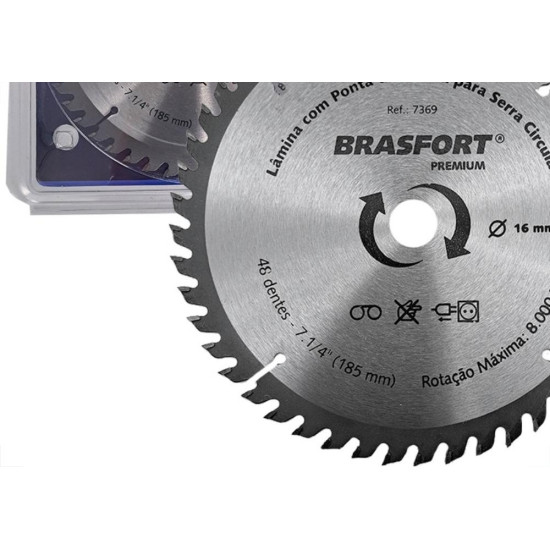 Serra Circular Widea Brasfort/Premium 7.1/4''X 48 Dentes X 16Mm Serra Circular Widea Brasfort/Premium 7.1/4''X 48 Dentes X 16Mm