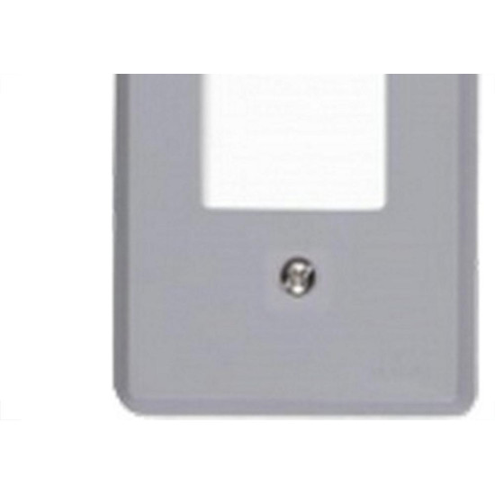 Placa Conjunto Ilumi Cinza 4X2 - 2 Interruptores - 1350 - Kit C/10 Pecas Placa Conjunto Ilumi Cinza 4X2 - 2 Interruptores - 1350 - Kit C/10 Pecas