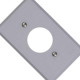 Placa Conjunto Ilumi Cinza 4X2 - Tomada Redonda 1348 Placa Conjunto Ilumi Cinza 4X2 - Tomada Redonda 1348