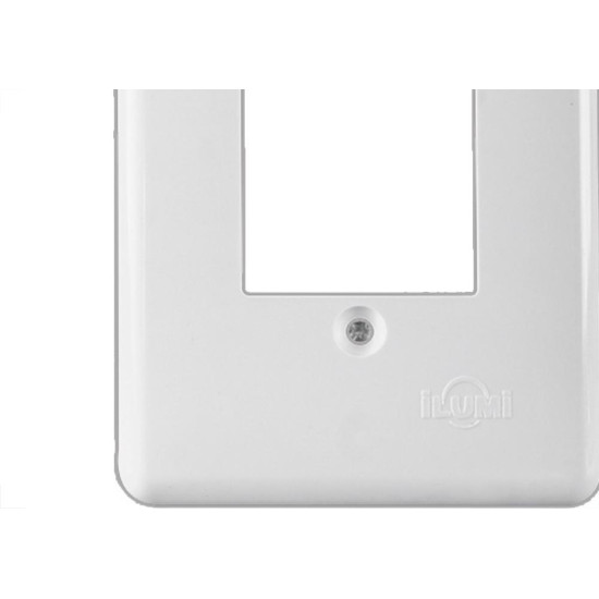 Placa Conjunto Ilumi Stylus Branco 4X2 -3 Interuptores - 2051 Placa Conjunto Ilumi Stylus Branco 4X2 -3 Interuptores - 2051
