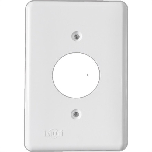 Placa Conjunto Ilumi Stylus Branco 4X2 - 1 Tomada Redonda - 2048 Placa Conjunto Ilumi Stylus Branco 4X2 - 1 Tomada Redonda - 2048