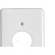 Placa Conjunto Ilumi Stylus Branco 4X2 - 1 Tomada Redonda - 2048 Placa Conjunto Ilumi Stylus Branco 4X2 - 1 Tomada Redonda - 2048