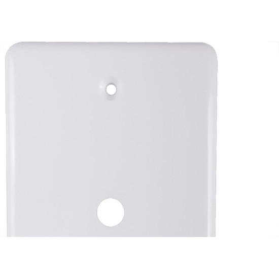 Placa Conjunto Ilumi Stylus Branco 4X2 - 1 Furo - 2053 Placa Conjunto Ilumi Stylus Branco 4X2 - 1 Furo - 2053