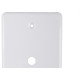 Placa Conjunto Ilumi Stylus Branco 4X2 - 1 Furo - 2053 Placa Conjunto Ilumi Stylus Branco 4X2 - 1 Furo - 2053