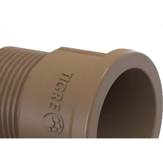 Adaptador Soldavel Curto Tigre 25Mm X 3/4'' Adaptador Soldavel Curto Tigre 25Mm X 3/4''