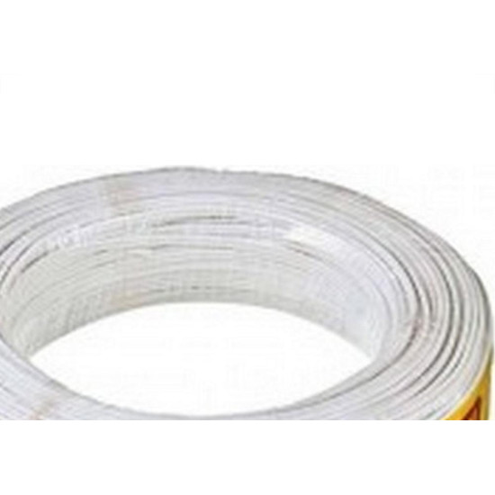 Fio Antena Coaxial Celular Megatron 67% Rg-59 Branco - 100M Fio Antena Coaxial Celular Megatron 67% Rg-59 Branco - 100M