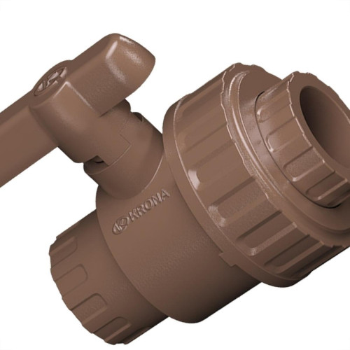 Registro Esfera Pvc Com Uniao Soldavel Krona 50Mm Registro Esfera Pvc Com Uniao Soldavel Krona 50Mm