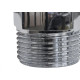 Nipel Latao Cromado Para Filtro Metais Rei 1/2X5/8'' Nipel Latao Cromado Para Filtro Metais Rei 1/2X5/8''