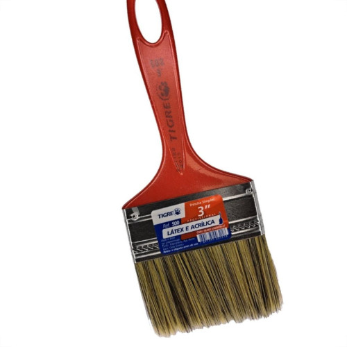 Pincel Trincha Pintura Tigre Ref.500 Tam.G 3'' - Kit C/12 Pecas Pincel Trincha Pintura Tigre Ref.500 Tam.G 3'' - Kit C/12 Pecas