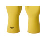 Luva Borracha Sanro Forrada Antiderrapante Top Amarela Xg - Kit C/10 Pecas Luva Borracha Sanro Forrada Antiderrapante Top Amarela Xg - Kit C/10 Pecas