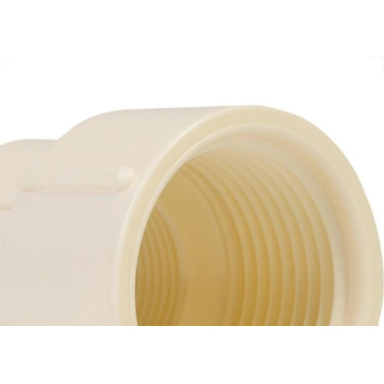 Luva Branca Krona Rosca 3/4X1/2'' Reducao - Kit C/25 Pecas