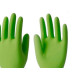 Luva Borracha Sanro Forrada Antiderrapante Top Verde M - Kit C/10 Pecas