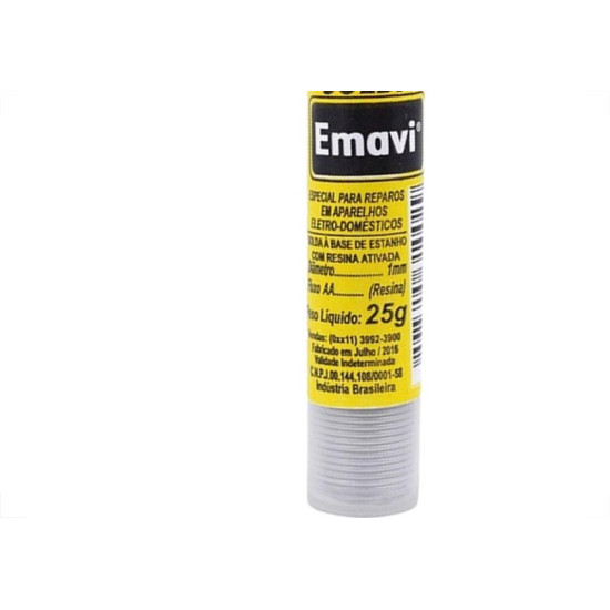 Solda Emavi Tubo 25Gr. 4,0M De Fio
