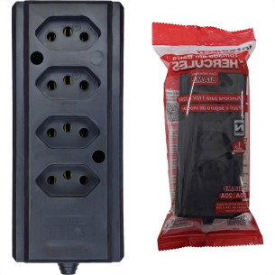 Tomada Barra Interneed 2 Polos +Terra Preta 20A. Quadrupla Tomada Barra Interneed 2 Polos +Terra Preta 20A. Quadrupla