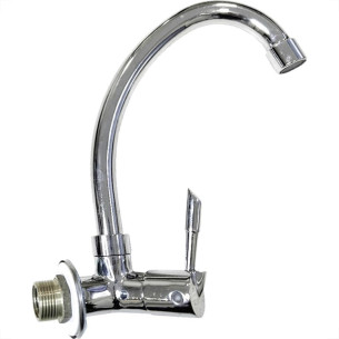Torneira Bica Movel Pia Parede Metal Bognar 3068 - C-61 - 1/4 Volta