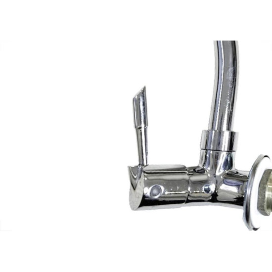 Torneira Bica Movel Pia Parede Metal Bognar 3068 - C-61 - 1/4 Volta