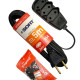 Extensao Daneva Sort 2 Polos Paralela 0,75Mm Preta - 5M - 1656 Extensao Daneva Sort 2 Polos Paralela 0,75Mm Preta - 5M - 1656