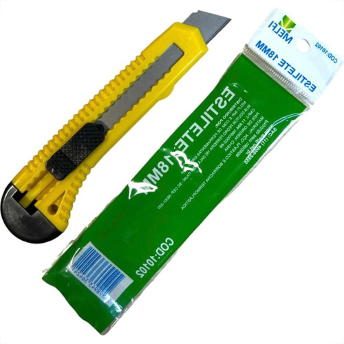 Estilete Largo Melfi 18Mm - Kit C/24 Pecas Estilete Largo Melfi 18Mm - Kit C/24 Pecas