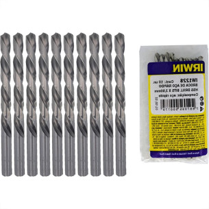 Broca Aco Rapido Irwin 3,5 Mm - Kit C/10 Pecas