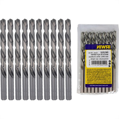 Broca Aco Rapido Irwin 5,5 Mm - Kit C/10 Pecas Broca Aco Rapido Irwin 5,5 Mm - Kit C/10 Pecas