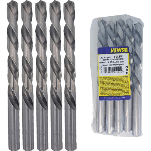 Broca Aco Rapido Irwin 11,5 Mm - Kit C/5 Pecas