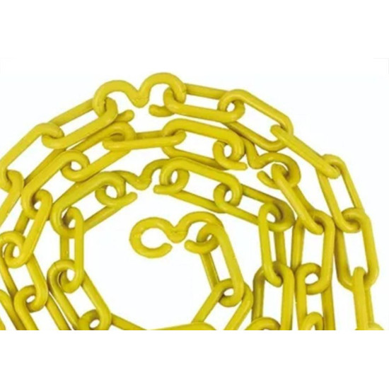 Corrente Pvc Metasul 10Mm Amarela Com 10M Corrente Pvc Metasul 10Mm Amarela Com 10M