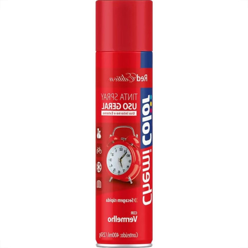 Spray Chemicolor Vermelho 400Ml/250G. Spray Chemicolor Vermelho 400Ml/250G.