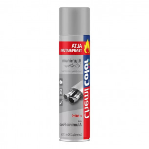 Spray Chemicolor Alta Temperatura Aluminio 350Ml/215G.