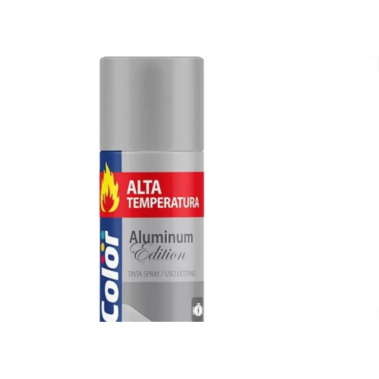 Spray Chemicolor Alta Temperatura Aluminio 350Ml/215G.