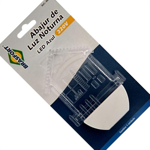 Luz Noturna Brasfort Casa Led Branca 127V. - 8687 Luz Noturna Brasfort Casa Led Branca 127V. - 8687