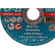 Disco Corte Refratario Itambe 4.1/2''X1/8''X7/8'' - 2 Telas - Cf-22 - Kit C/10 Pecas Disco Corte Refratario Itambe 4.1/2''X1/8''X7/8'' - 2 Telas - Cf-22 - Kit C/10 Pecas