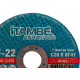 Disco Corte Refratario Itambe 4.1/2''X1/8''X7/8'' - 2 Telas - Cf-22 - Kit C/10 Pecas Disco Corte Refratario Itambe 4.1/2''X1/8''X7/8'' - 2 Telas - Cf-22 - Kit C/10 Pecas