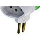 Pino 3 Saidas Daneva 2 Polos+Terra 10A. 1676 - Kit C/12 Pecas Pino 3 Saidas Daneva 2 Polos+Terra 10A. 1676 - Kit C/12 Pecas
