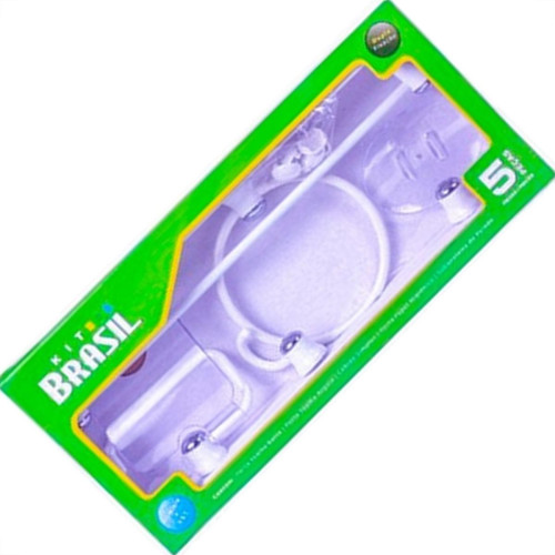 Acessorio Wc Brasil Kit Com 5 Pecas Branco Acessorio Wc Brasil Kit Com 5 Pecas Branco