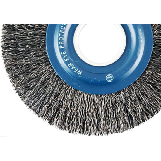 Escova De Aco Circular Brasfort 6 X1'' Aco Latonado Blister - 7248