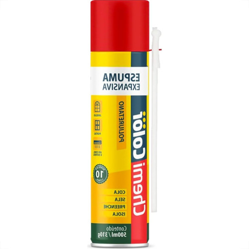 Espuma Poliuretano Chemicolor 500Ml/310G. Espuma Poliuretano Chemicolor 500Ml/310G.