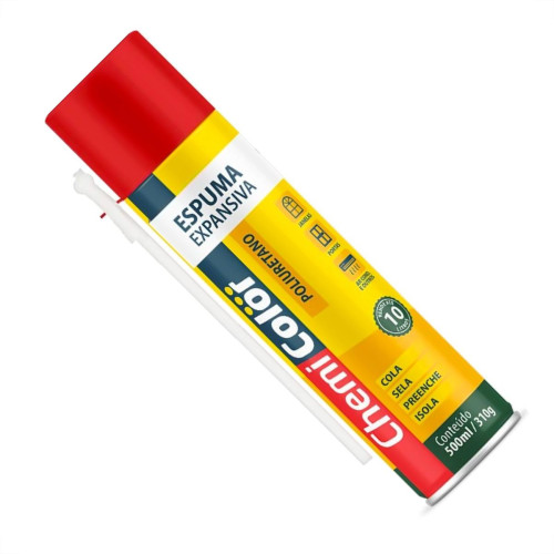 Espuma Poliuretano Chemicolor 500Ml/310G. Espuma Poliuretano Chemicolor 500Ml/310G.