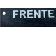 Letra Retangular Pvc ''Frente'' Caiado - Kit C/25 Pecas