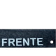Letra Retangular Pvc ''Frente'' Caiado - Kit C/25 Pecas