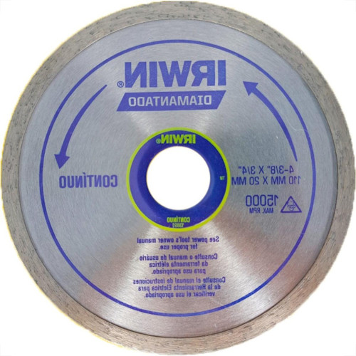 Disco Diamantado Irwin Liso 110Mm X 20Mm - 13891 - Kit C/5 Pecas Disco Diamantado Irwin Liso 110Mm X 20Mm - 13891 - Kit C/5 Pecas