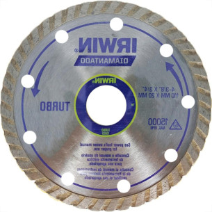 Disco Diamantado Irwin Turbo 110Mm X 20Mm - 13893 - Kit C/5 Pecas