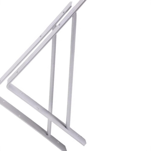 Suporte Prateleira Mao Francesa Overtime Reforcado 30Cm Branco - Kit C/12 Pecas Suporte Prateleira Mao Francesa Overtime Reforcado 30Cm Branco - Kit C/12 Pecas