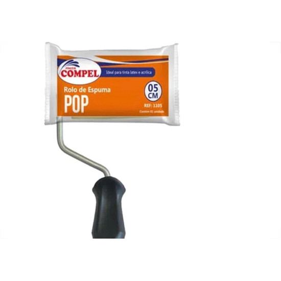 Rolo De Espuma Compel 5Cm - Kit C/12 Pecas Rolo De Espuma Compel 5Cm - Kit C/12 Pecas