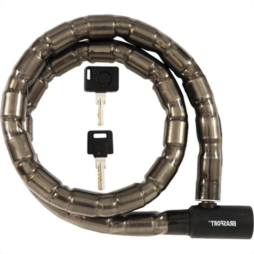 Cadeado Para Moto Brasfort Com Chave 22Mm X1,20M - 7013 Cadeado Para Moto Brasfort Com Chave 22Mm X1,20M - 7013
