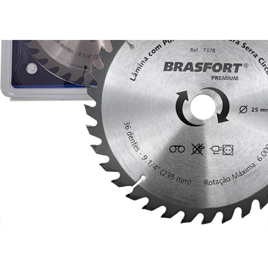 Serra Circular Widea Brasfort/Premium 9.1/4''X 36 Dentes X 25Mm