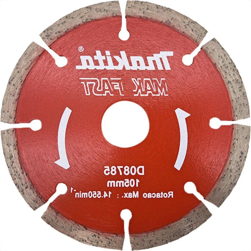 Disco Diamantado Makita Segmentado Mak-Fast Seco 105Mm - D08785