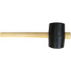 Martelo De Borracha Preto Roma 80Mm