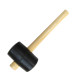 Martelo De Borracha Preto Roma 80Mm